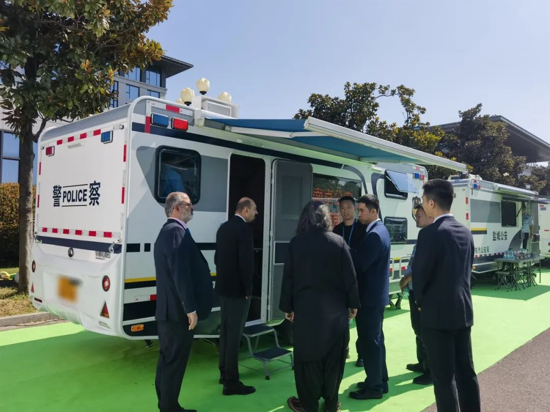 永盈会专用车亮相全球公共安全合作论坛（连云港），为全球普遍安全建设贡献力量
