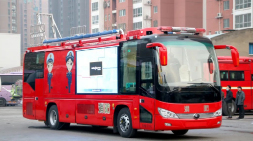 安全守护成长，永盈会宣传消防车助力消防安全“开学第一课”！
