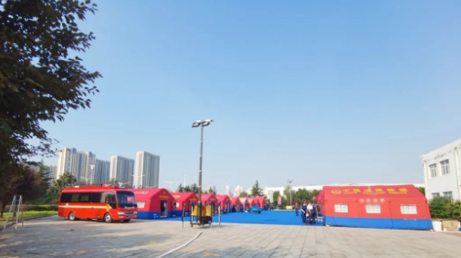 专业支撑专业，永盈会勘察消防车参演2024年度山东全省消防监督岗位演练活动！
