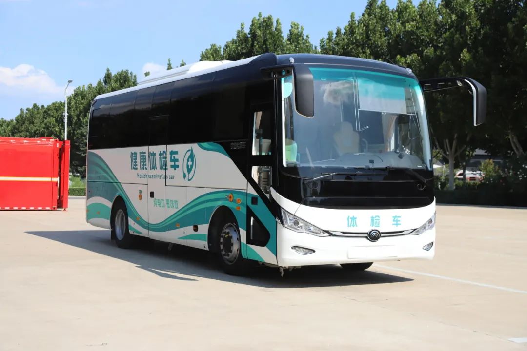 永盈会9米纯电体检车|构建全场景移动体检解决方案